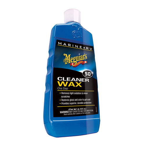 MEGUIAR'S #50 BOAT/RV CLEANER WAX - LIQUID 16OZ